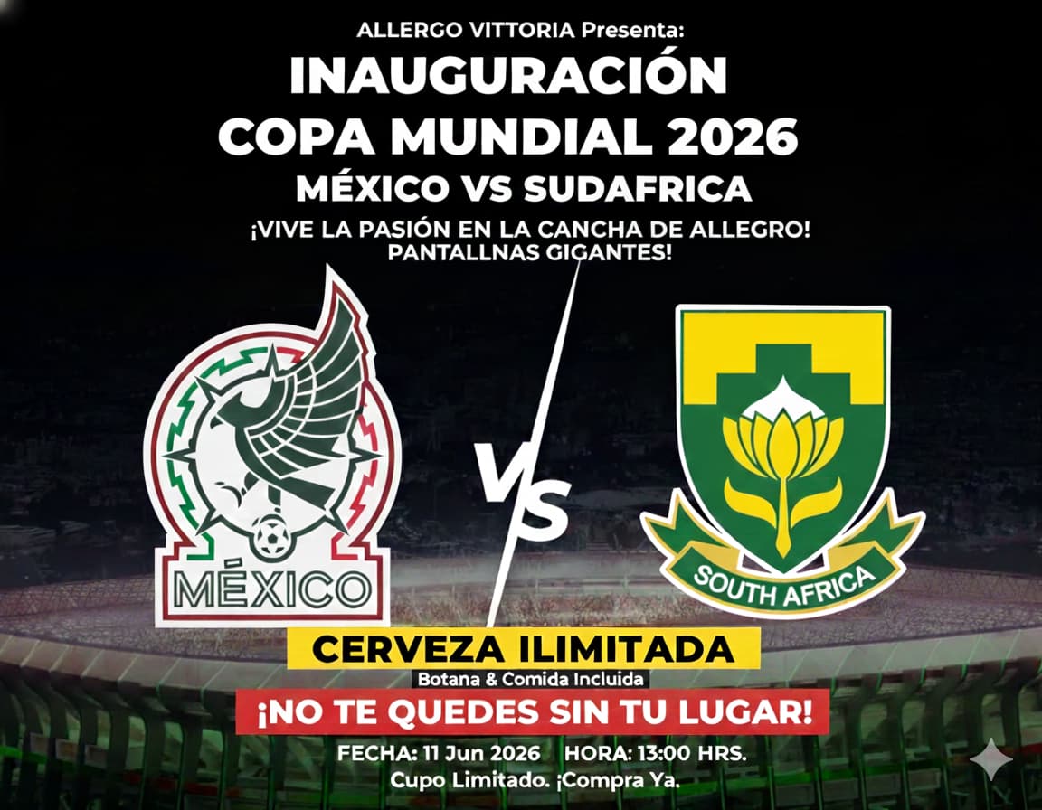 MÉXICO vs SUDÁFRICA (Inaugural)