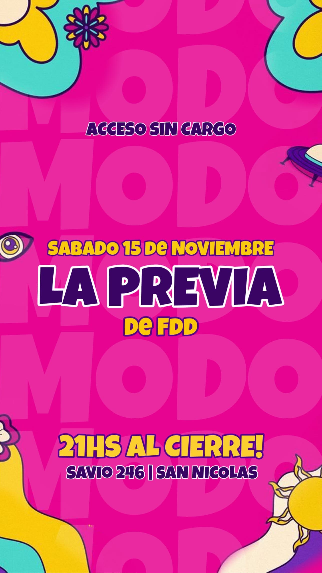 15 NOVIEMBRE | LA PREVIA MC