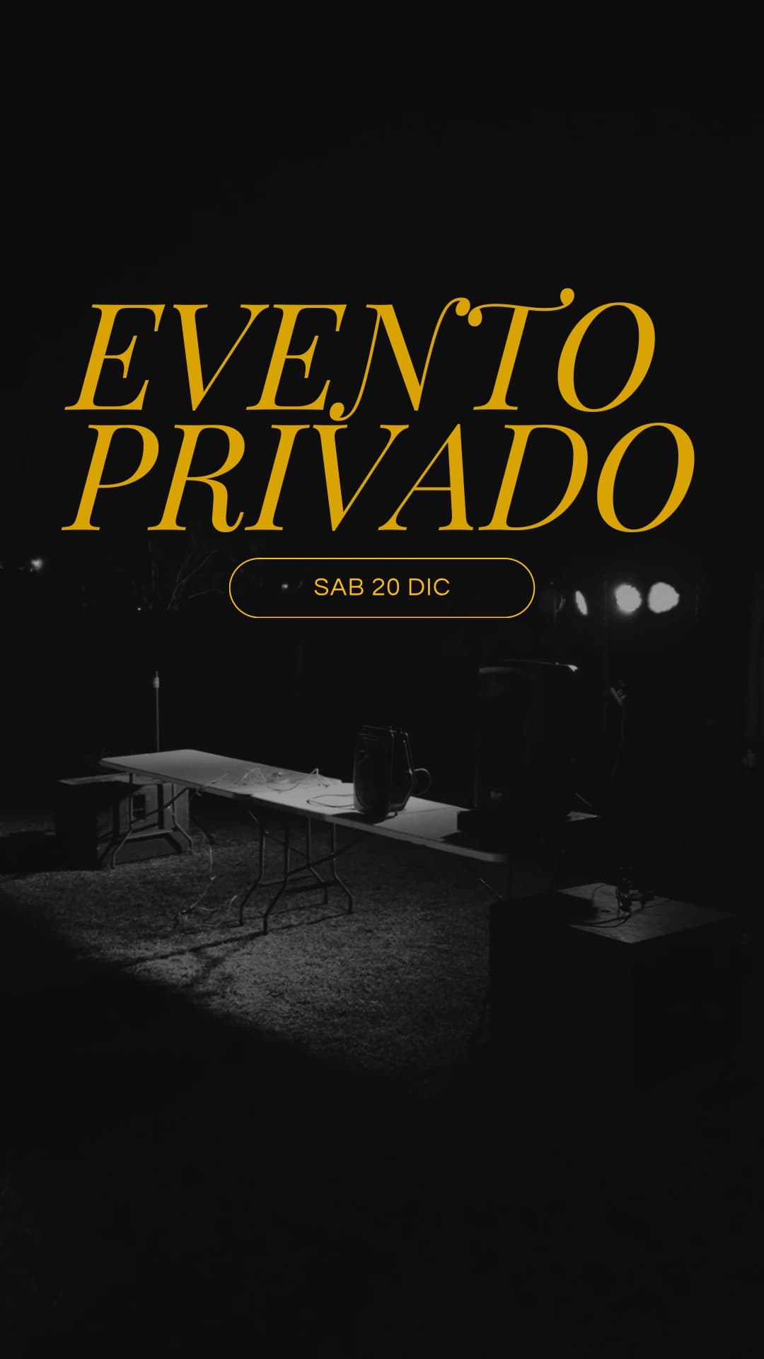 EVENTO PRIVADO