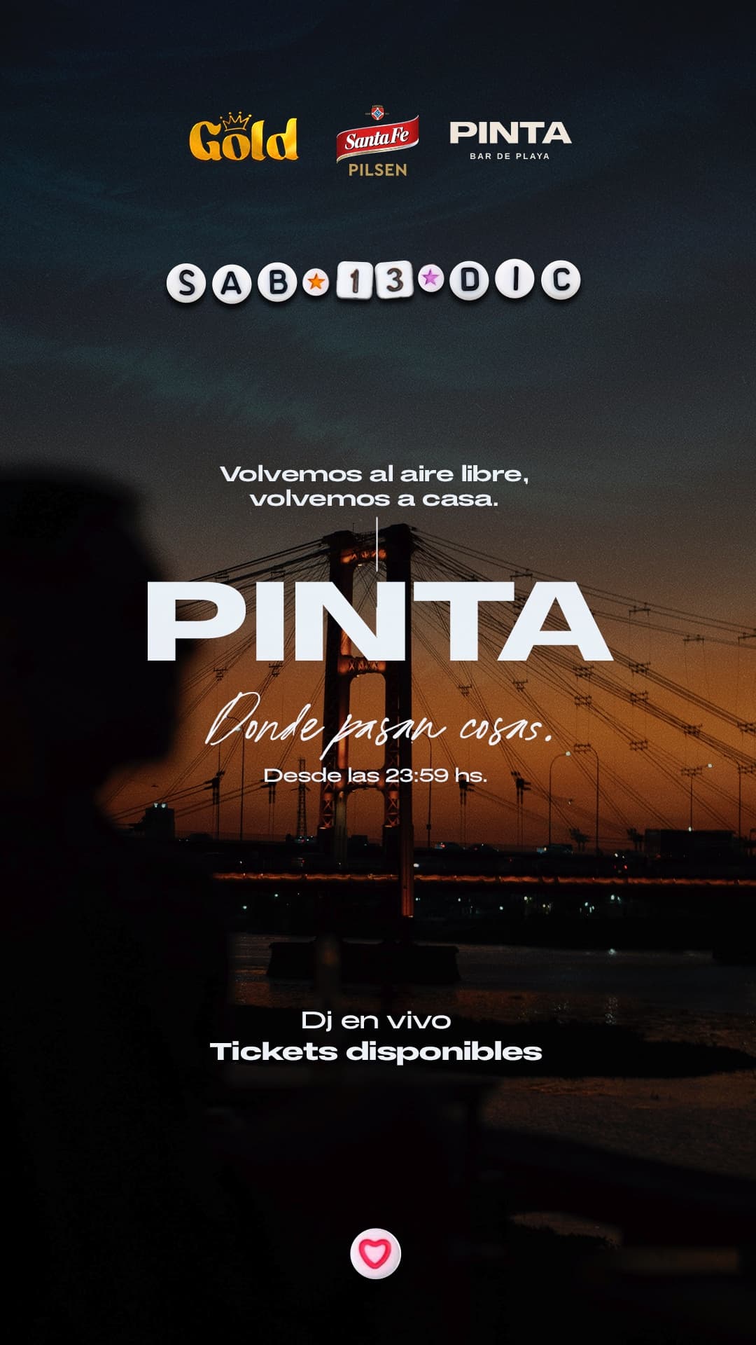 TRASNOCHE PINTA - AL AIRE LIBRE