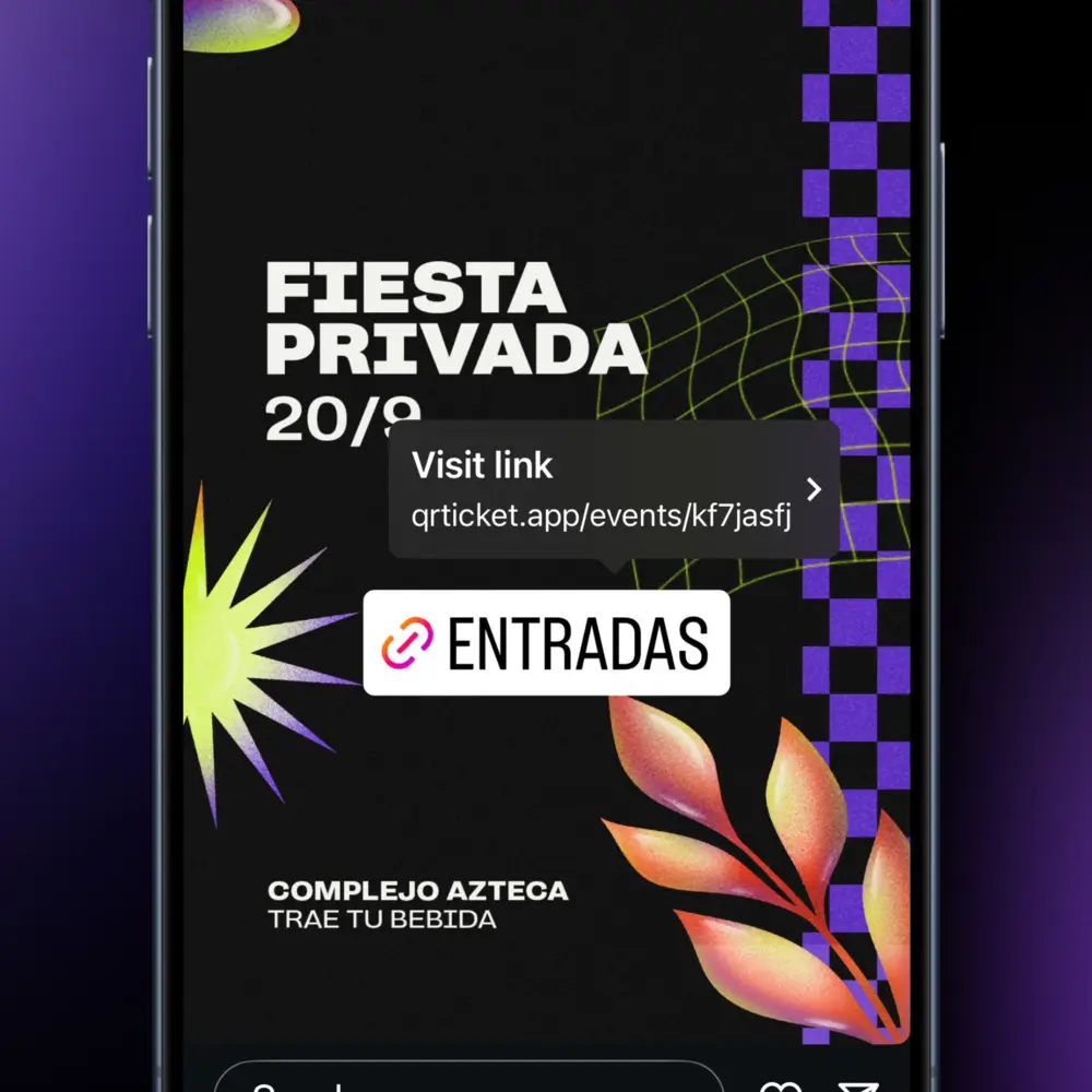 Event page interface