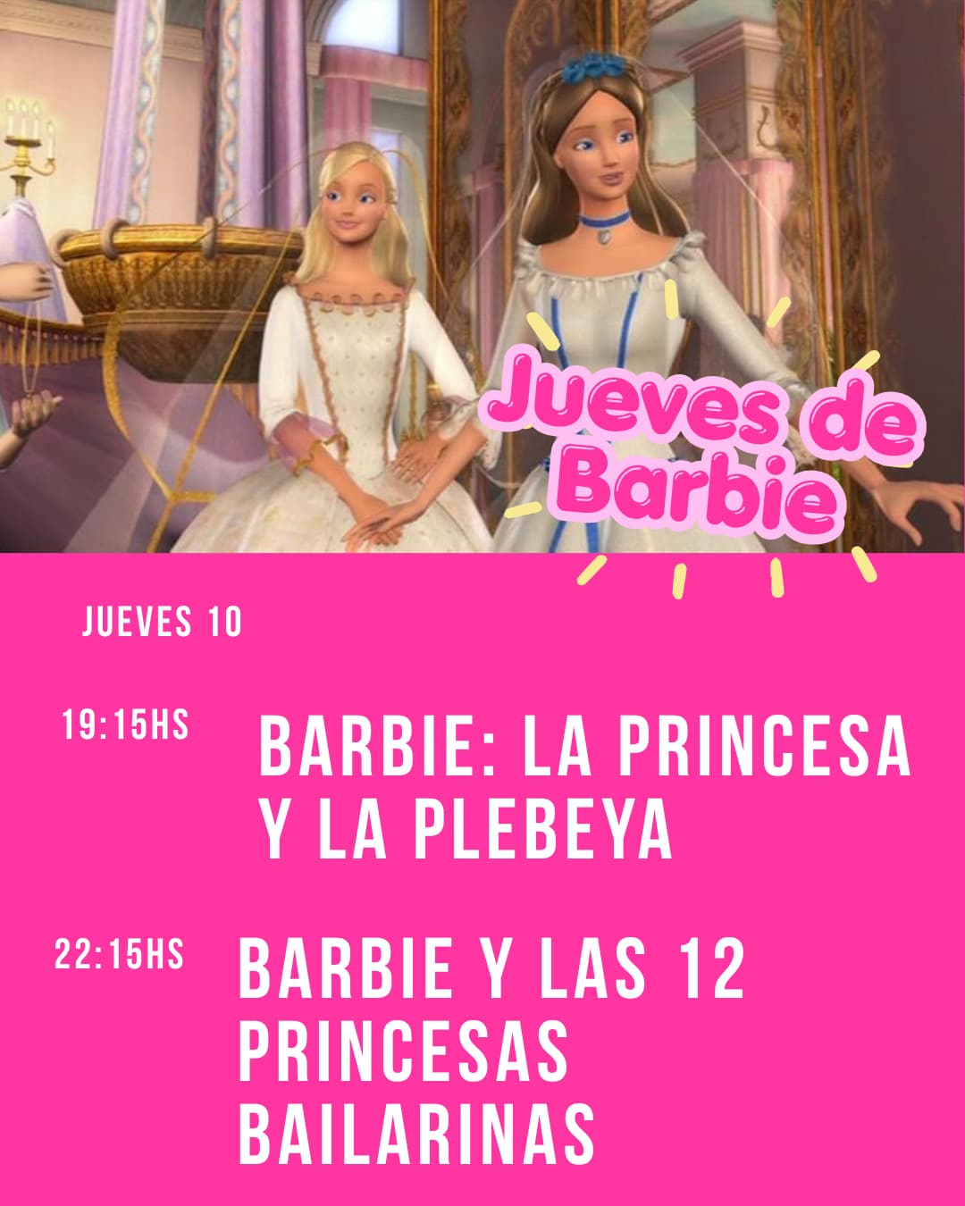CINE OCULTO - Barbie: la Princesa y la Costurera 19:30hs