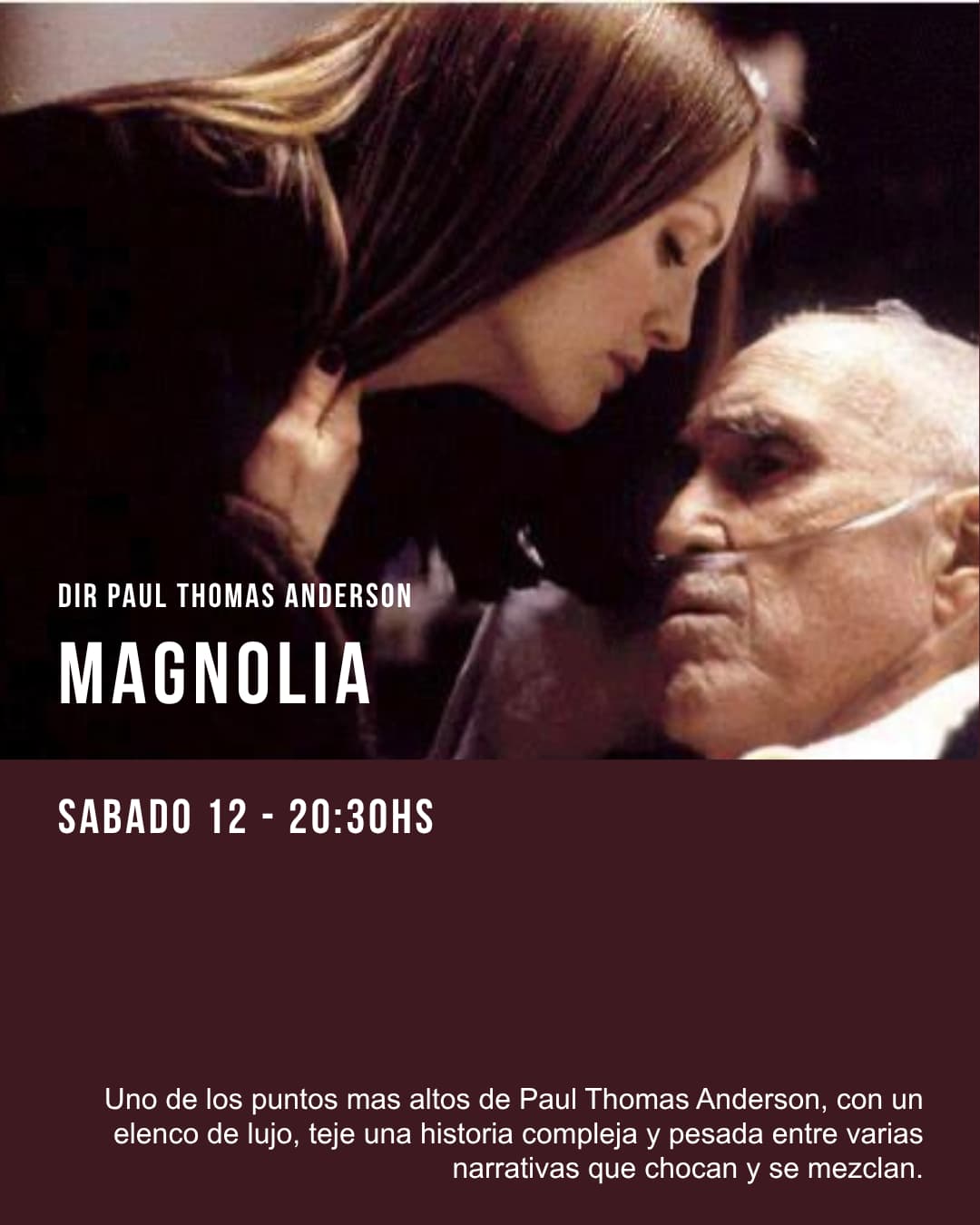 CINE OCULTO - Magnolia 20:30hs