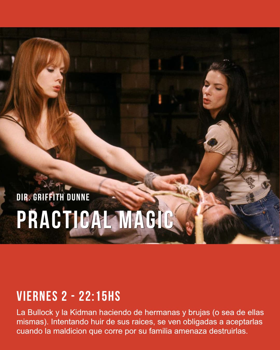 CINE OCULTO - Practical Magic 22:15hs