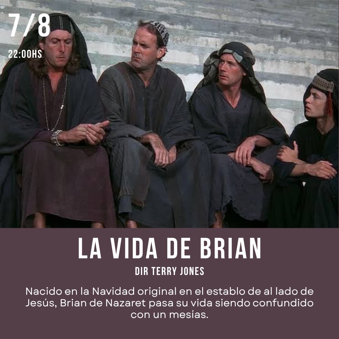 CINE OCULTO - LIFE OF BRIAN 19hs
