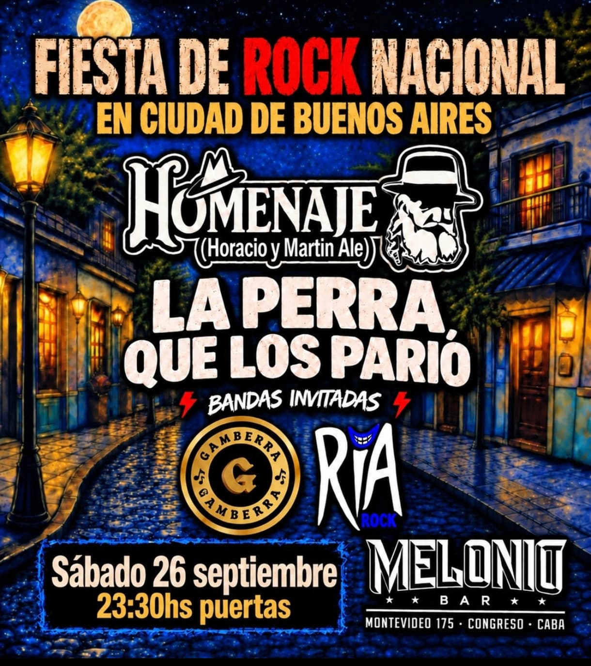 Fiesta de rock nacional - La perra que los parió + Homenaje