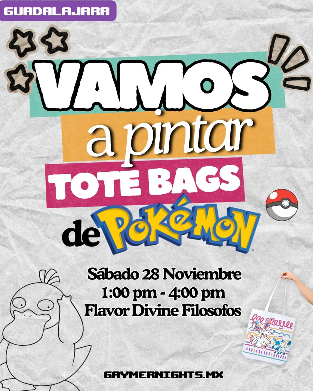 Tote Bags Pokemon GDL
