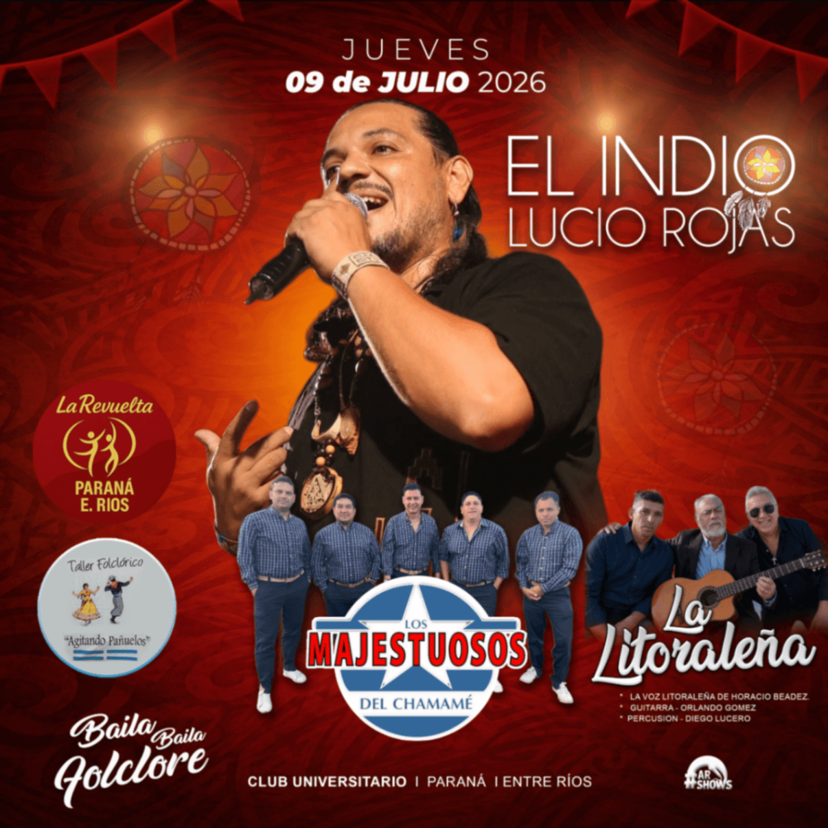EL INDIO ROJAS - PEÑA FOLKLORICA