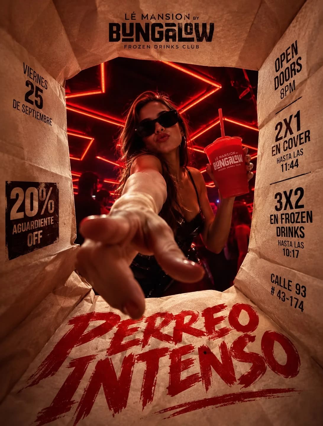 Viernes 25 2x1 Perreo intenso