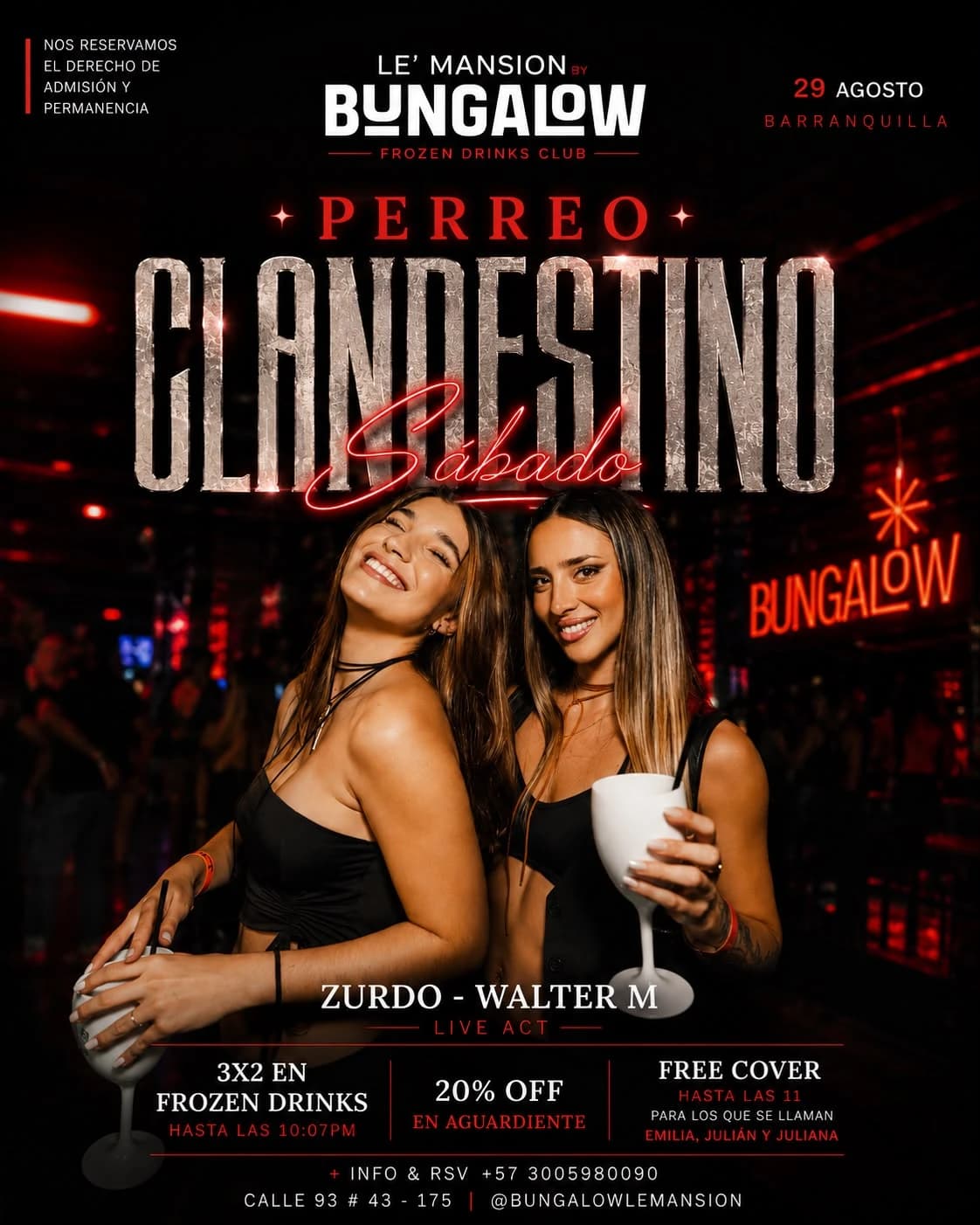 Perreo Clandestino Sábado 29