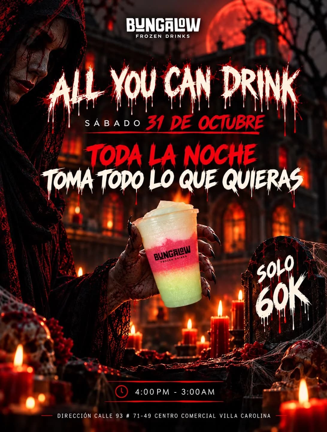 All you can drink 31 oct