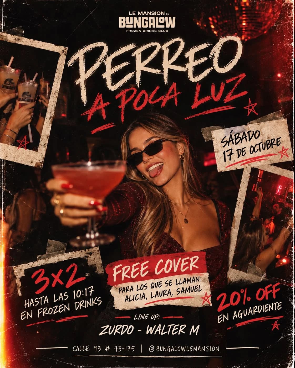 Perreo a poca luz Sábado 17 Octubre
