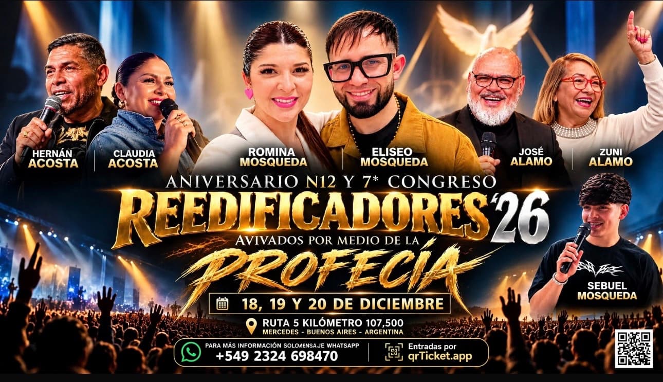 Congreso Reedificadores 2026 Aniversario 12