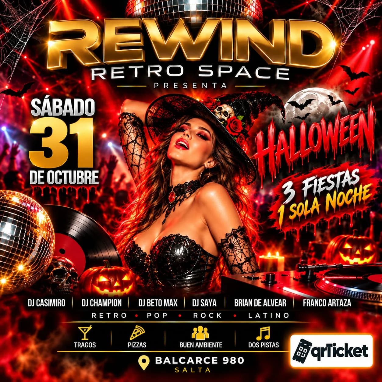 🎃🔥 REWIND RETRO SPACE PRESENTA: RETRO HALLOWEEN 🔥🎃