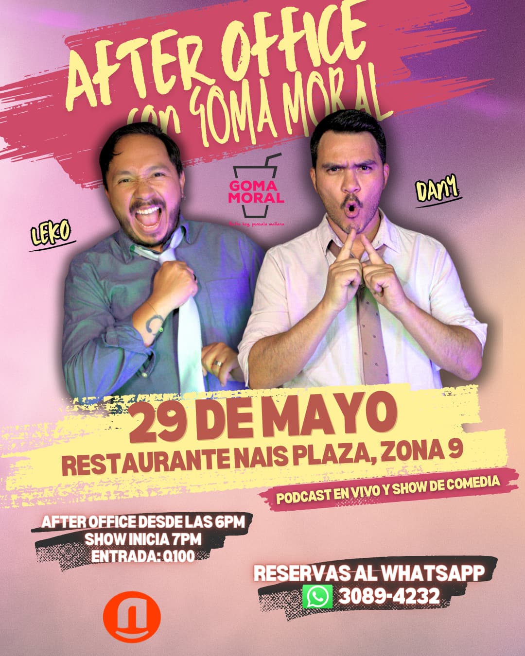 AFTER OFFICE CON GOMA EN NAIS PLAZA