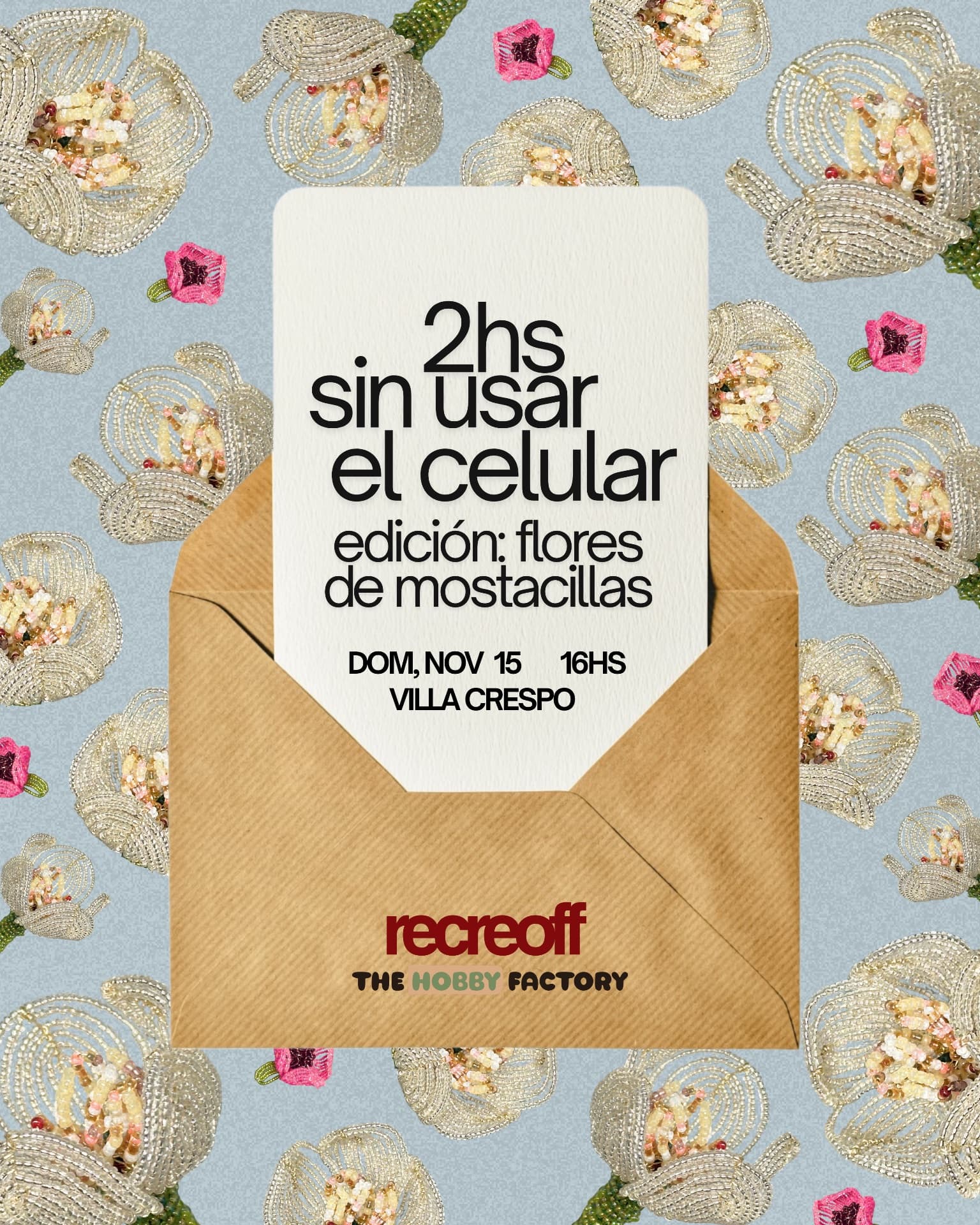 Recreoff · Flores de mostacillas con The Hobby Factory