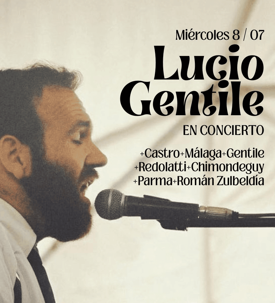 Lucio Gentile + Banda y coro en concierto. Apertura: Juan Chimondeguy