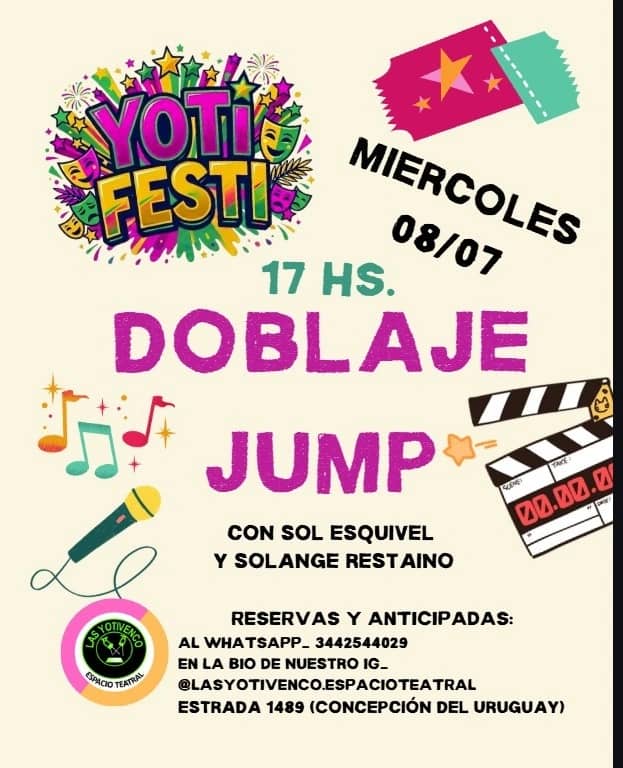Entrada General-08/07-"Doblaje Jump"