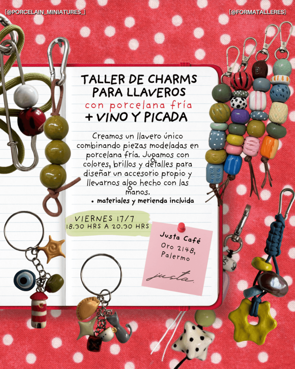 🫐 Taller de charms para llaveros