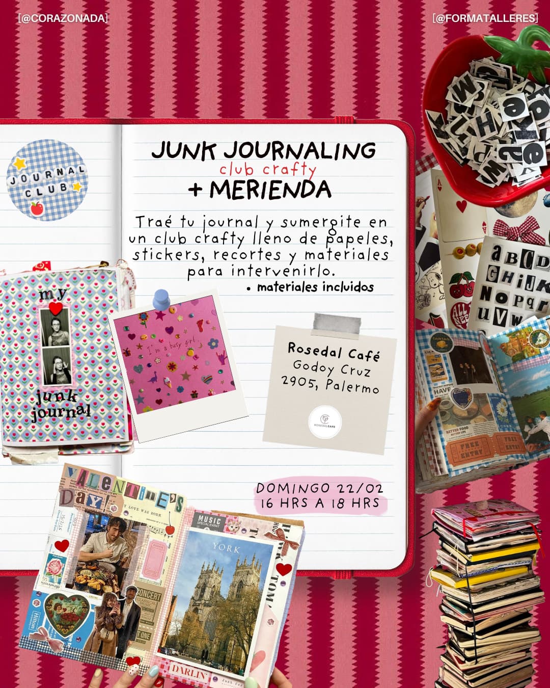 Taller de Junk Journaling ✂️ 📓