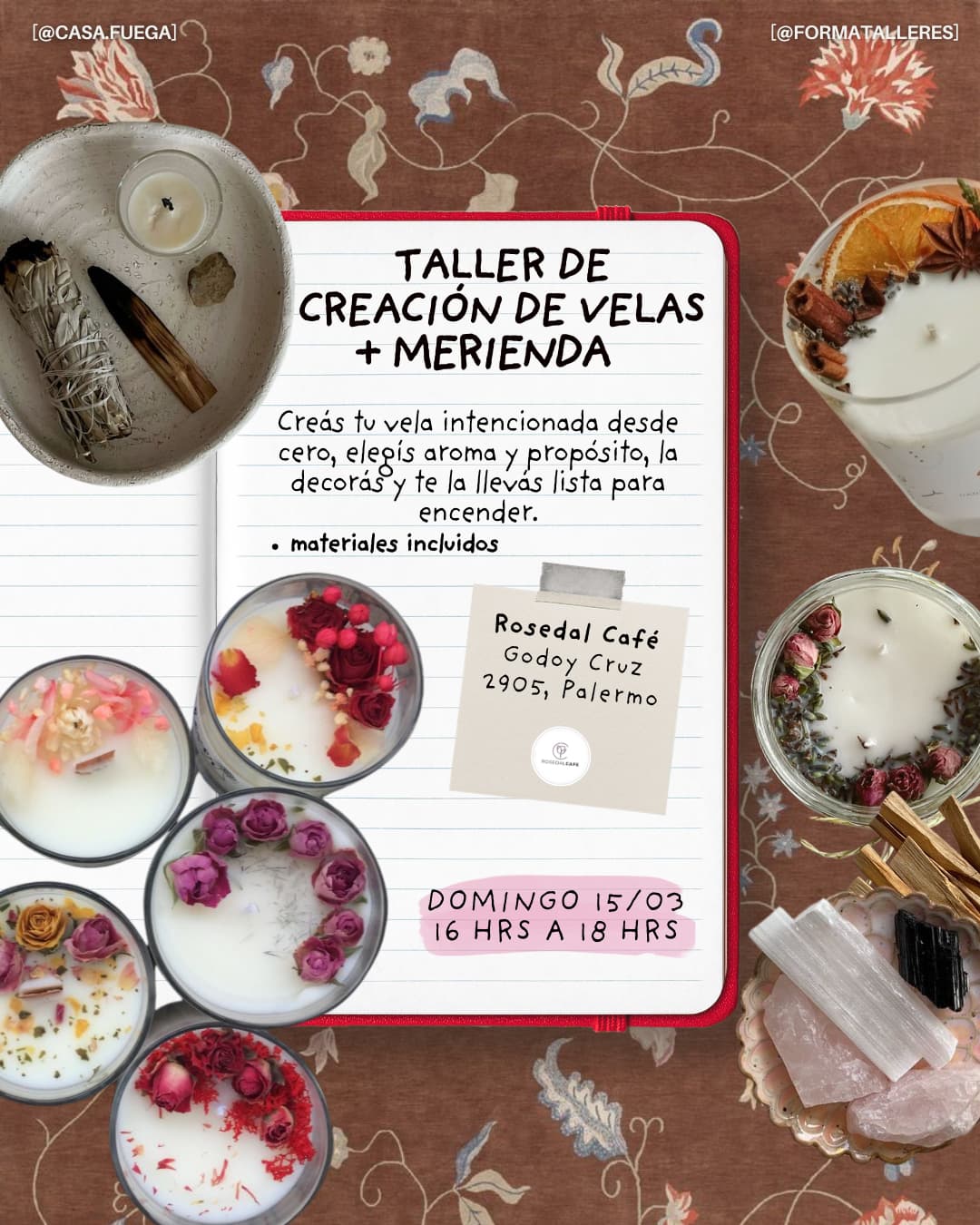 🕯 Taller de creación de velas