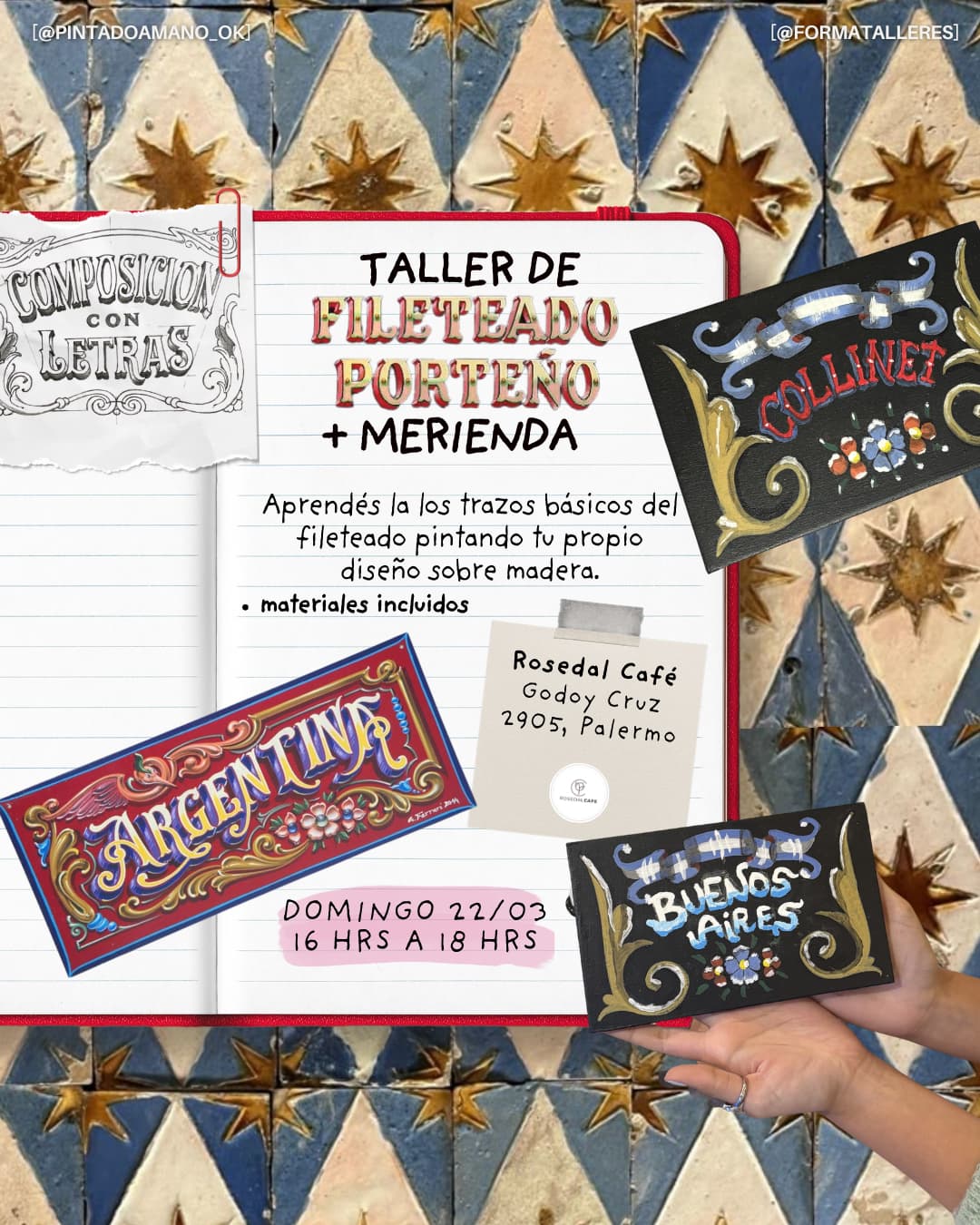 🖌 Taller de fileteado porteño