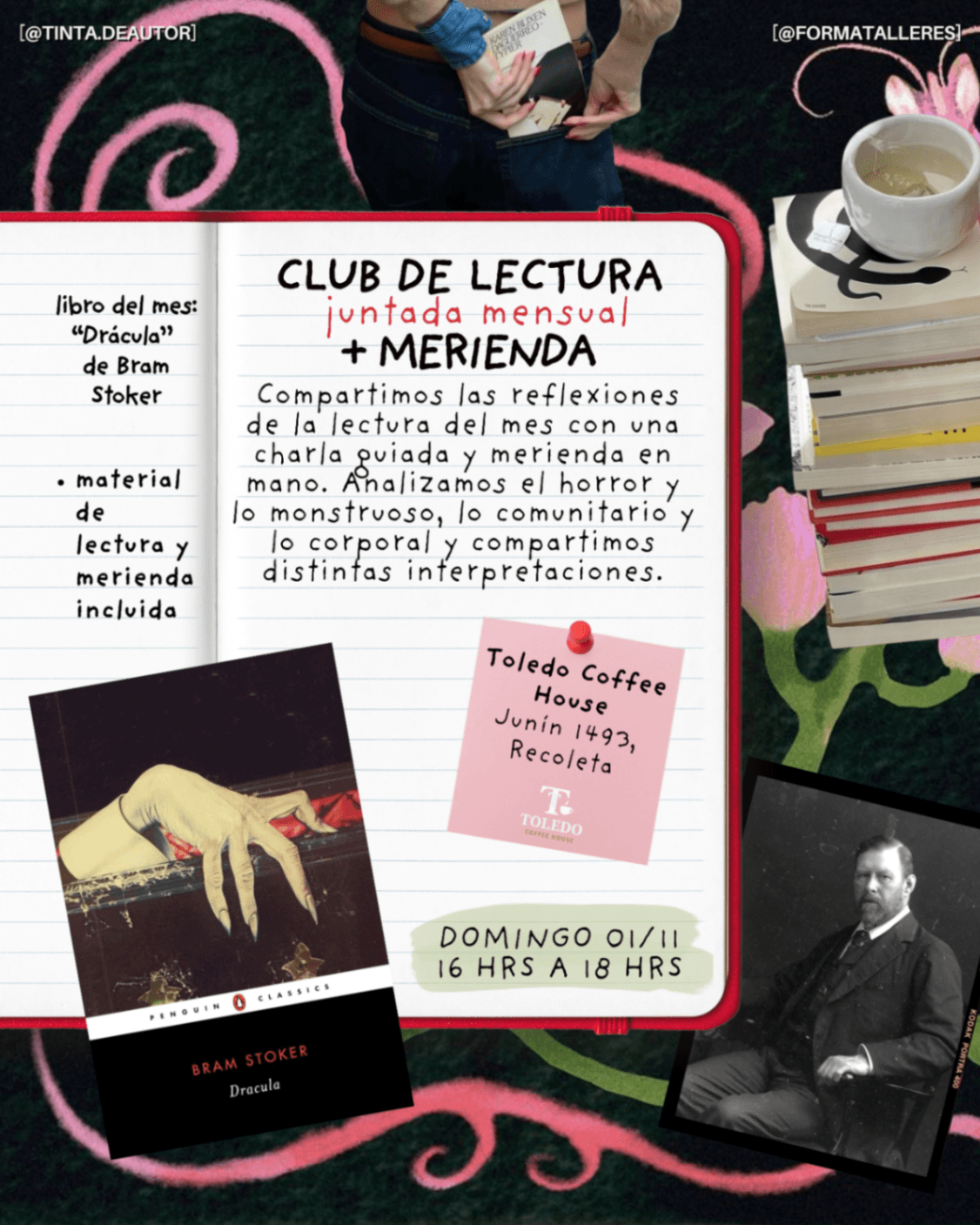 Club de lectura - edición merienda 🍪🦇