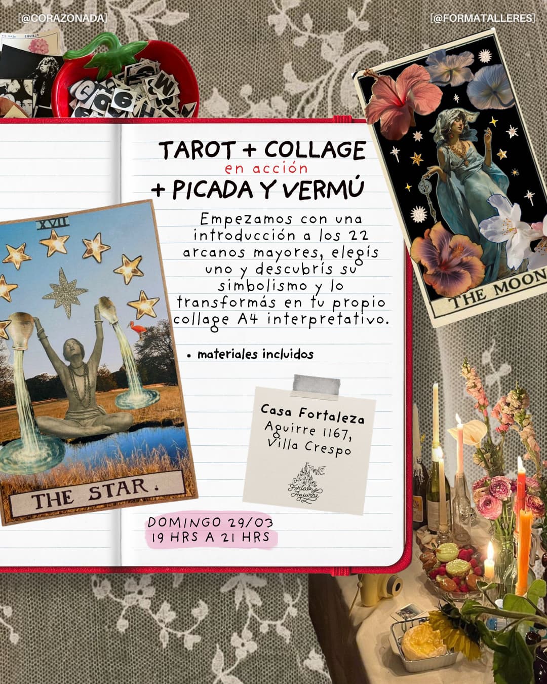 đź«€ Taller de tarot + collage