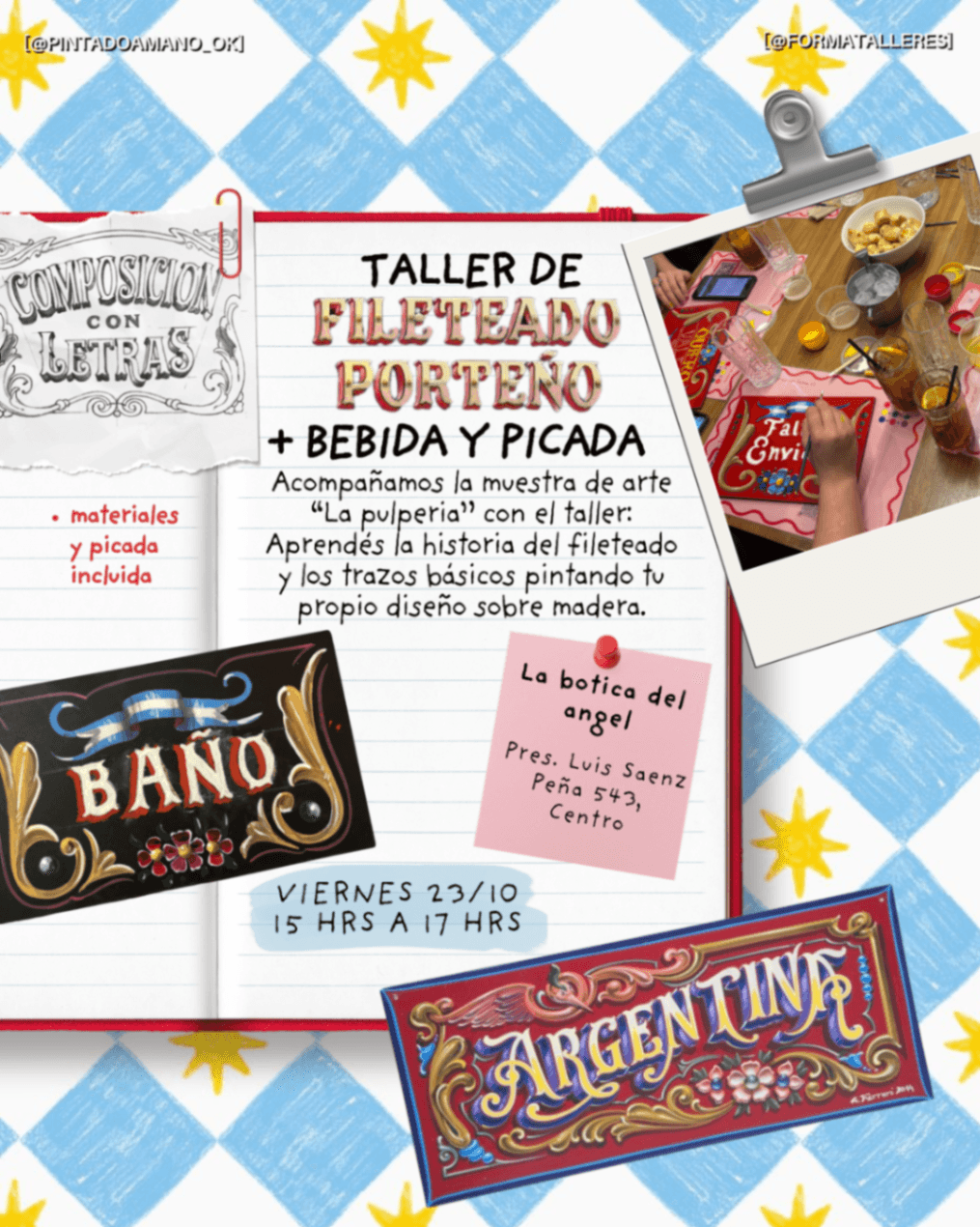 Taller de fileteado porteño