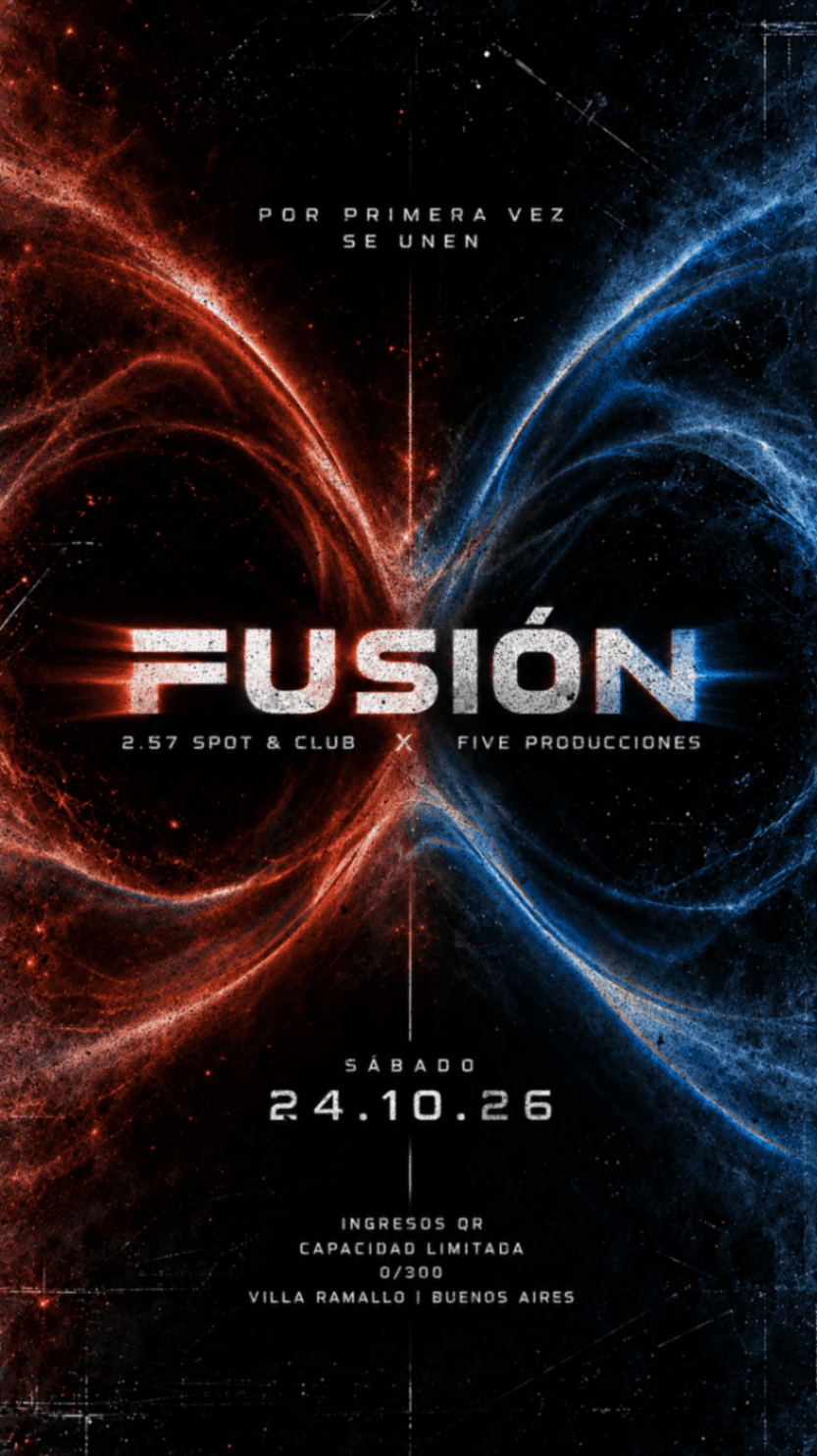 FUSIÓN | 2.57 x Five Producciones