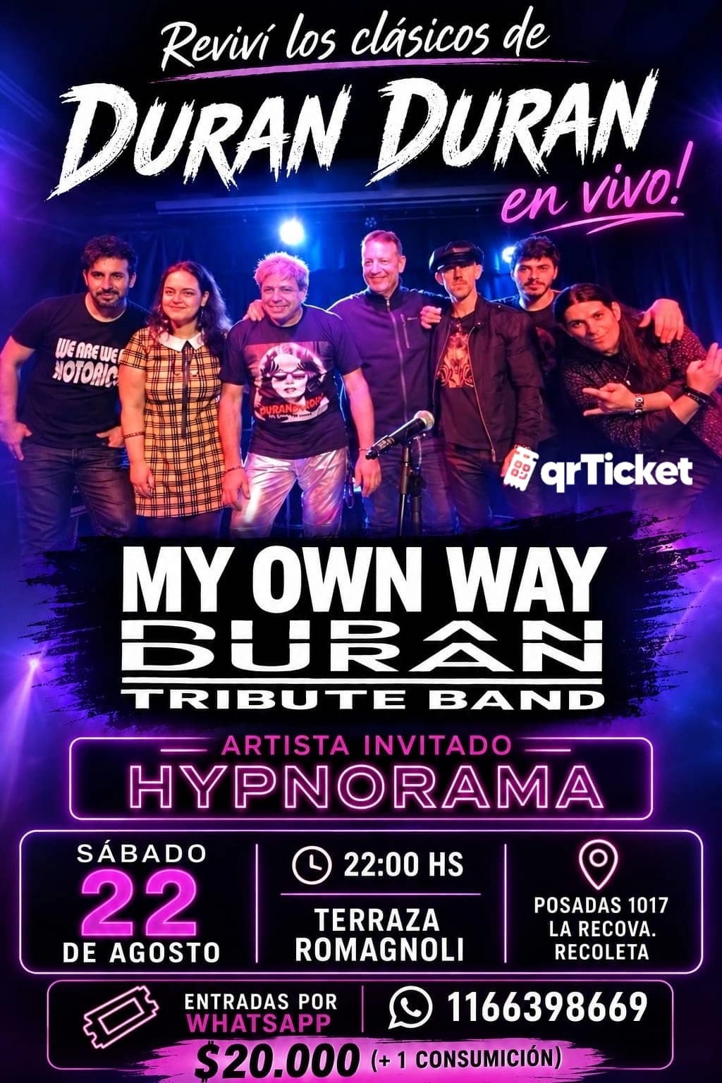 MY OWN WAY EN VIVO!!