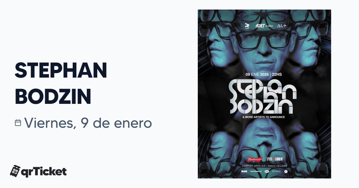 STEPHAN BODZIN | qrTicket